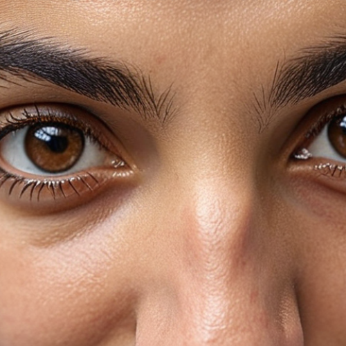 Home 15 **
Prompt: A close-up shot of a person's face, emphasizing subtle facial expressions like a slight smile and raised eyebrows. Focus on conveying genuine emotions and active listening. In the style of a candid portrait, with soft, natural lighting. Inspired by Arabic/Middle Eastern portrait photography.
**
