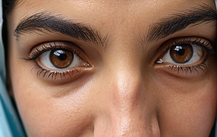 **
Prompt: A close-up shot of a person's face, emphasizing subtle facial expressions like a slight smile and raised eyebrows. Focus on conveying genuine emotions and active listening. In the style of a candid portrait, with soft, natural lighting. Inspired by Arabic/Middle Eastern portrait photography.
**