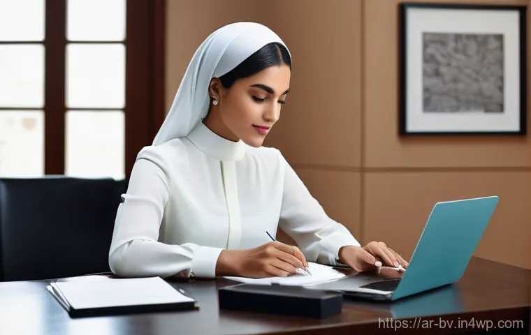 비즈니스 커뮤니케이션에서의 섬세함 - **Prompt:** Two accomplished business professionals, one male and one female, are seated at a polish...