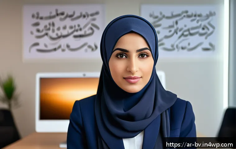 효과적인 대화의 기본 원칙 - A professional Middle Eastern woman attentively practicing active listening in a modern office setti...